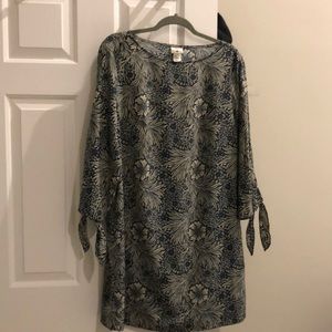 Blue Floral mini dress